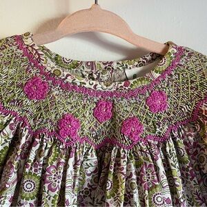 Zuccini Floral Kids Smocked Dress